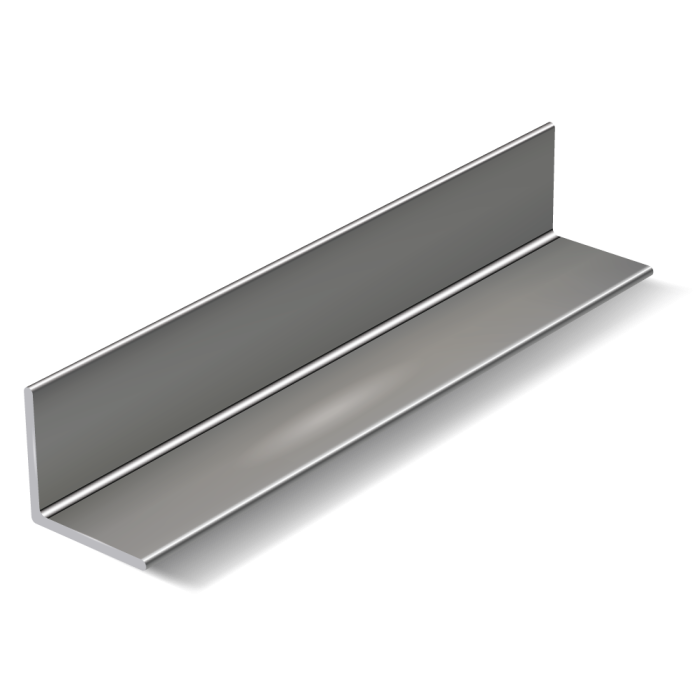 Profil L valcovaný  - antikor - 17 240 (AISI 304)