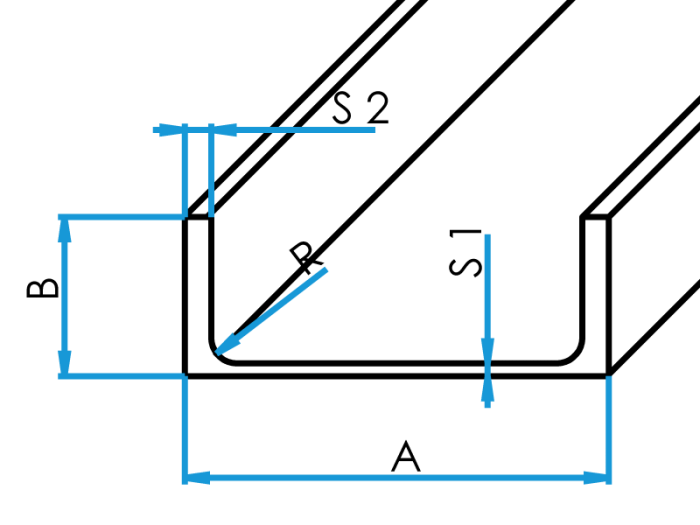 Profil UPE valcovaný  - Železo - 11 375