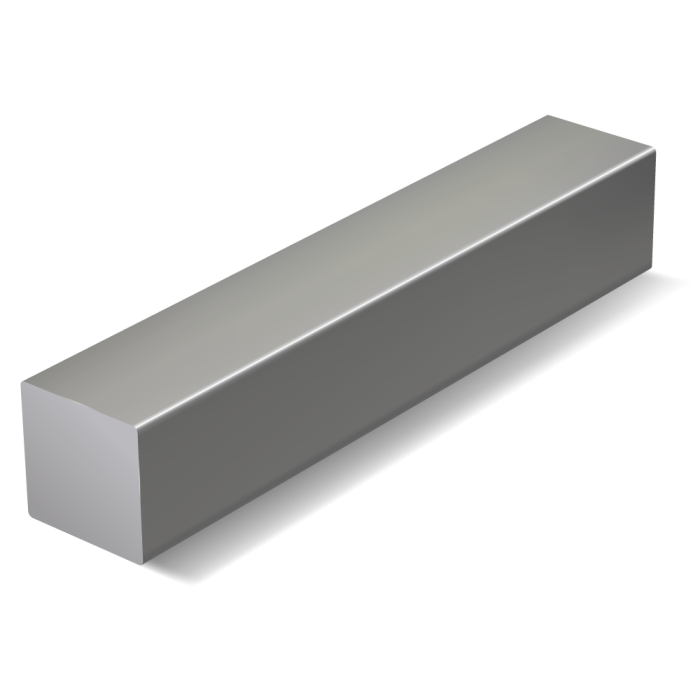 Tyč štvorhranná ťahaná  - Železo - 11 373